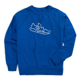 Running Raglan Crew Neck Pullover - Run Shoe