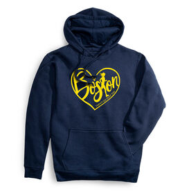 Statement Fleece Hoodie -  Love The Run Boston 26.2