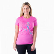 Women's Everyday Runners Tee - Patriotic Runner Girl