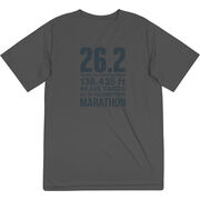 Men's Running Short Sleeve Performance Tee - 26.2 Math Miles