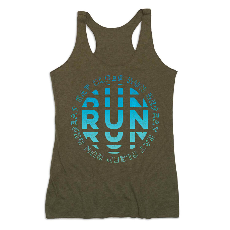 Women's Everyday Tank Top - Eat Sleep Run Repeat