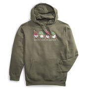 Statement Fleece Hoodie -  Runnin' With My Gnomies&reg; - Christmas