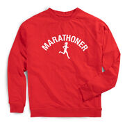 Running Raglan Crew Neck Pullover - Marathoner Girl