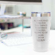 Running 20oz. Double Insulated Tumbler - Always Find Time