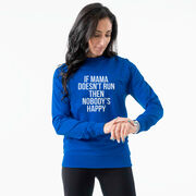 Running Raglan Crew Neck Pullover - If Mama Doesn't Run