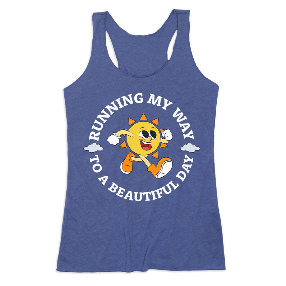 Women's Everyday Tank Top - Running My Way to a Beautiful Day
