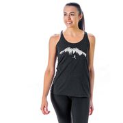 Women's Everyday Tank Top - Trail Runner in the Mountains