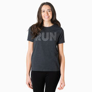 Running Short Sleeve T-Shirt - Run Lines