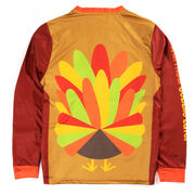 Men's Running Long Sleeve Performance Tee - Run Now Gobble Later