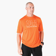 Men's Running Short Sleeve Tech Tee - Half Marathoner 13.1 Miles