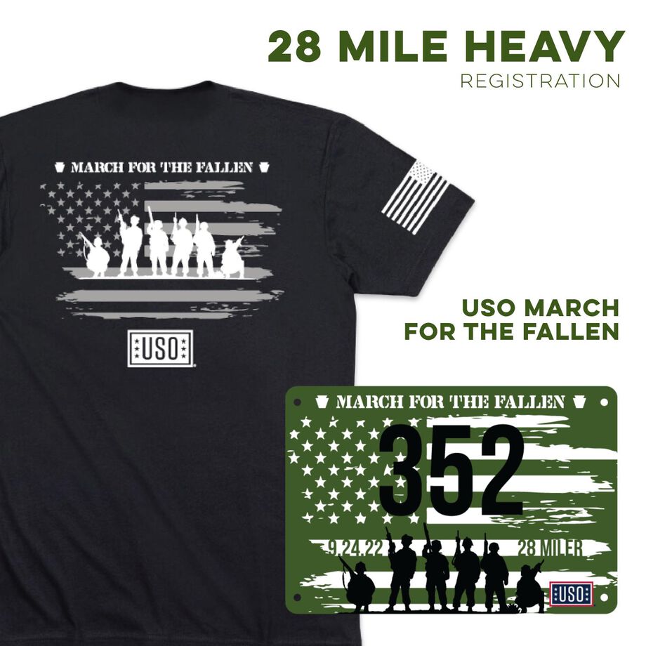 USO March For The Fallen 28M Heavy (2022) - Personalization Image