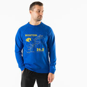 Running Raglan Crew Neck Pullover - Boston Route