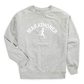 Running Raglan Crew Neck Pullover - Marathoner Girl