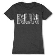 Womens Everyday Runners Tee Run With Inspiration