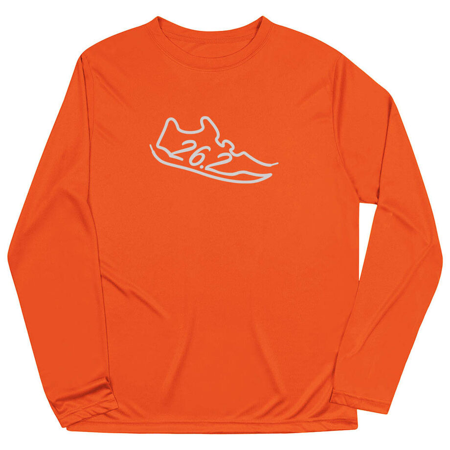 Men's Running Long Sleeve Performance Tee - 26.2 Run Shoe