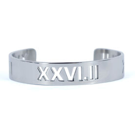 26.2 Marathon Roman Numeral Cuff Bracelet