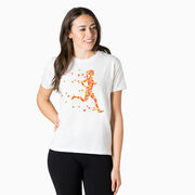 Running Short Sleeve T-Shirt - Autumn Runner Girl