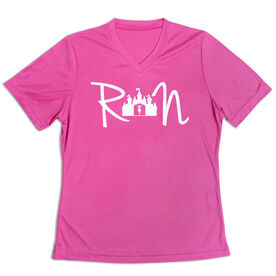 Women's Short Sleeve Tech Tee - Run Castle