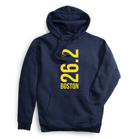 Statement Fleece Hoodie -  Boston 26.2 Vertical