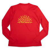 Women's Long Sleeve Tech Tee - Live In The RunShine