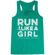 Flowy Racerback Tank Top - Run Like A Girl® Road