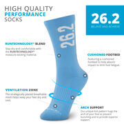 Socrates&reg; Mid-Calf Socks - Marathon