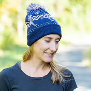 Running Knit Hat - Runner Girl Navy