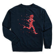 Running Raglan Crew Neck Pullover - Heartfelt Run