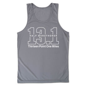 Men's Running Performance Tank Top - Half Marathoner 13.1 Miles