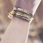 InspireME Cuff Bracelet - Courage Strength Resolve