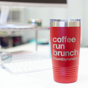 Running 20oz. Double Insulated Tumbler - Coffee Run Brunch
