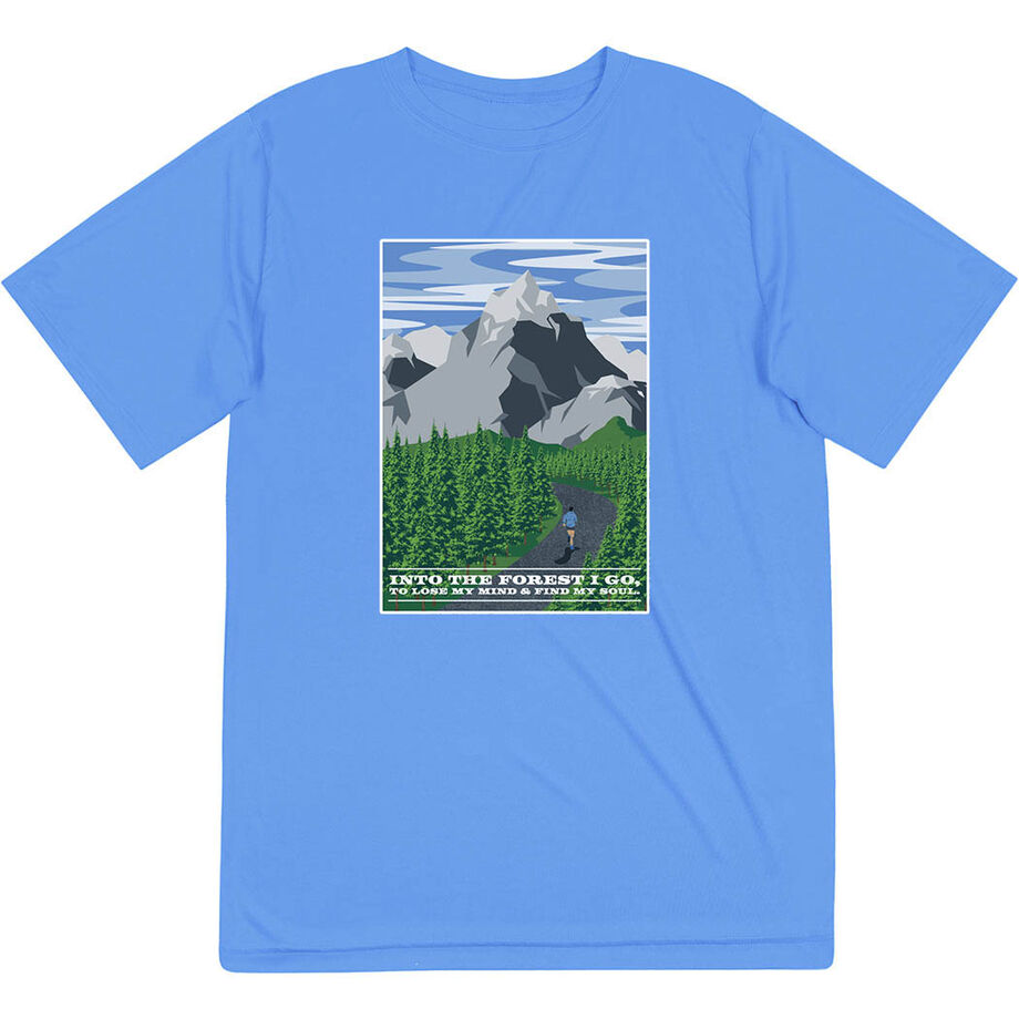 Men's Running Short Sleeve Performance Tee - Into the Forest