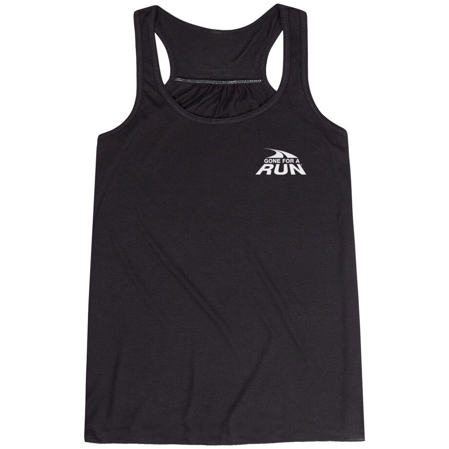 Flowy Racerback Tank Top - Gone For a Run® Logo - Mini