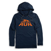 Running Lightweight Hoodie - Gone For a Run Logo (Orange)