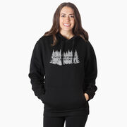 Statement Fleece Hoodie - Into the Forest I Must Go Running