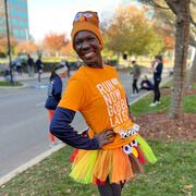 Running Short Sleeve T-Shirt - Run Now Gobble Later (Bold)