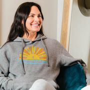 Statement Fleece Hoodie - Here Comes The Sun