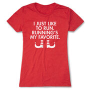 Women's Everyday Runners Tee - Running's My Favorite (Simple)