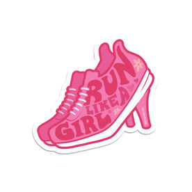 Running Sticker - Run Like A Girl