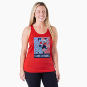Women's Racerback Performance Tank Top - Stars and Strides