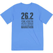 Men's Running Short Sleeve Performance Tee - 26.2 Math Miles