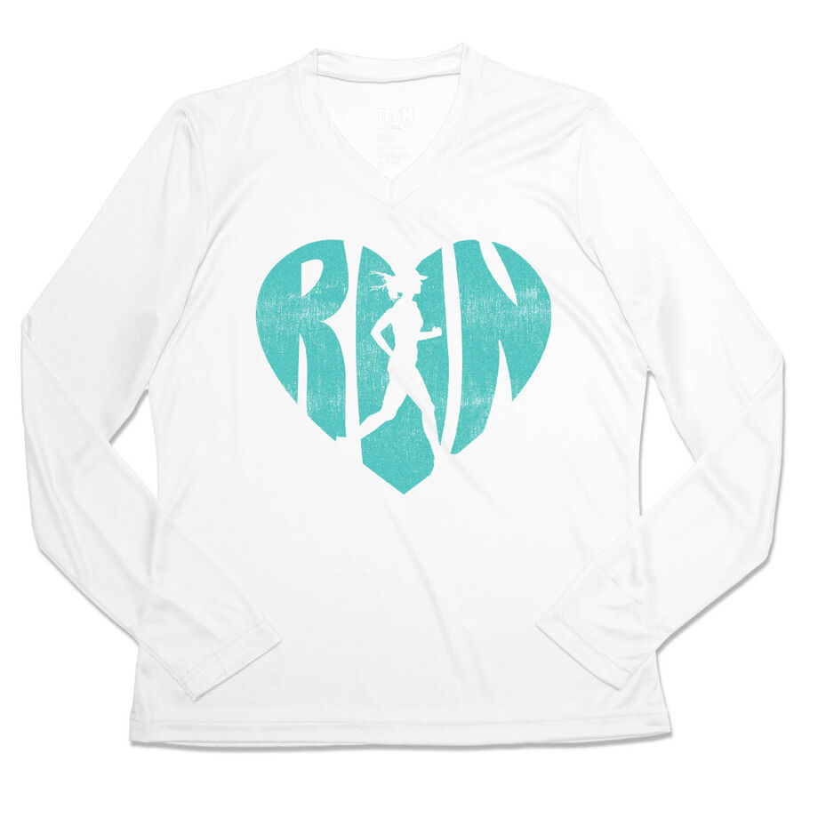 Women's Long Sleeve Tech Tee - Love The Run