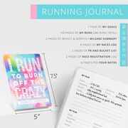 GoneForaRun Running Journal - I Run To Burn Off The Crazy