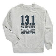 Running Raglan Crew Neck Pullover - 13.1 Math Miles