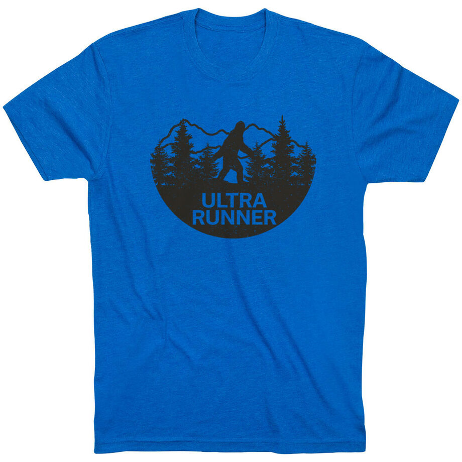 Running Short Sleeve T-Shirt - Ultra Runner Bigfoot