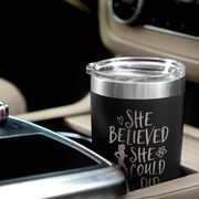 Running 20 oz. Double Insulated Tumbler - She Believed She Could So She Did