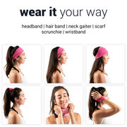 Running Multifunctional Headwear - Gone For a Run® Logo Gray RokBAND