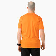 Running Short Sleeve T-Shirt - 26.2 Marathon Vertical 