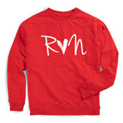 Running Raglan Crew Neck Pullover - Run Heart