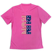 Women's Short Sleeve Tech Tee - Patriotic Run